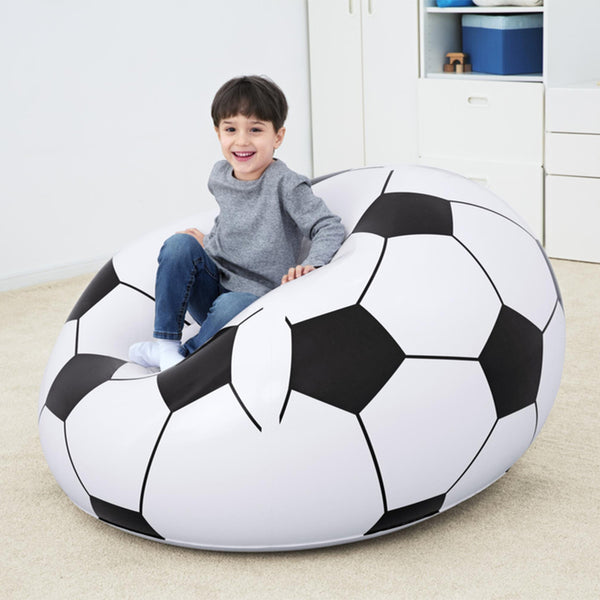 Bestway Soccer Ball Chair - Black & White