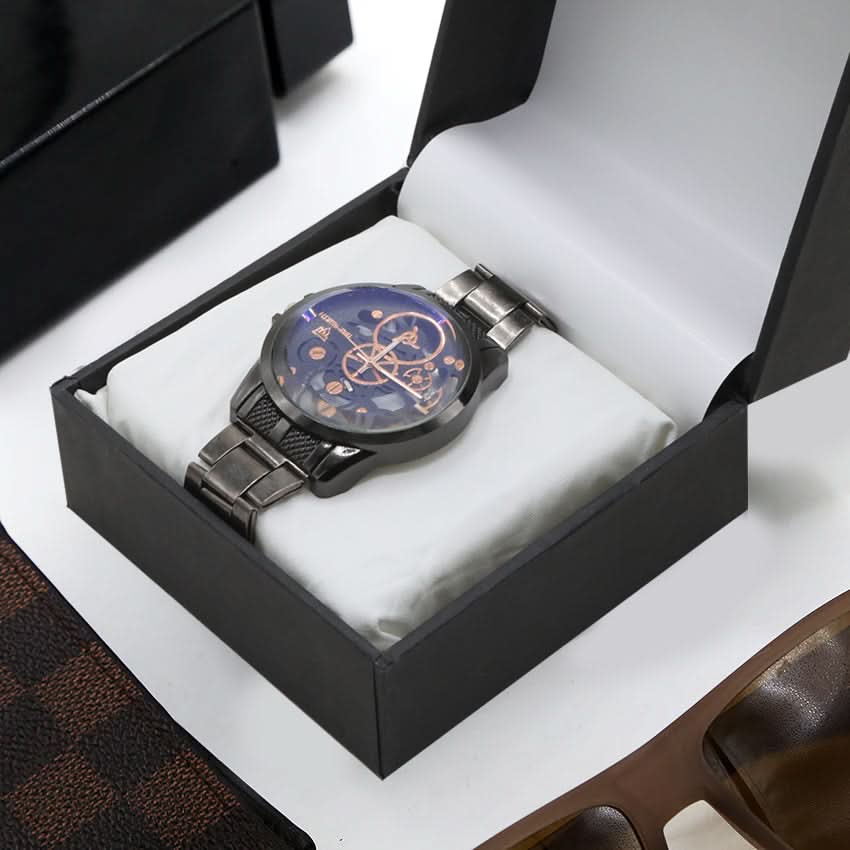 Men's Watch SKT Chain - Black, Men's Watches, Chase Value, Chase Value