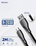 Ronin Android Data Cable  - Black, USB Cables, Chase Value, Chase Value