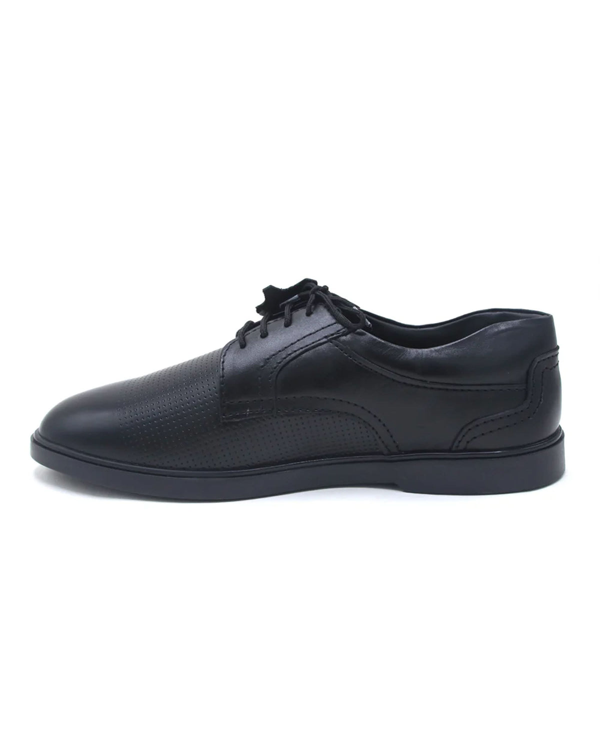 Eminent Business Formal Breathable Leather Lace-up Shoe - Black, Men's Formal Shoes, Eminent, Chase Value