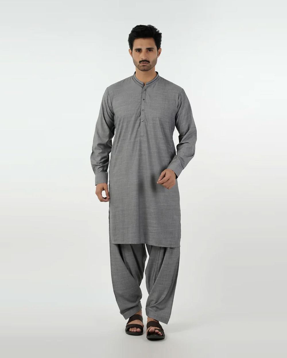 Eminent Men's Kurta Shalwar Suit - Dark Grey, Men's Shalwar Kameez, Eminent, Chase Value