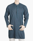 Eminent Men's Trim Fit Kurta - Steel Green, Men's Kurtas, Eminent, Chase Value