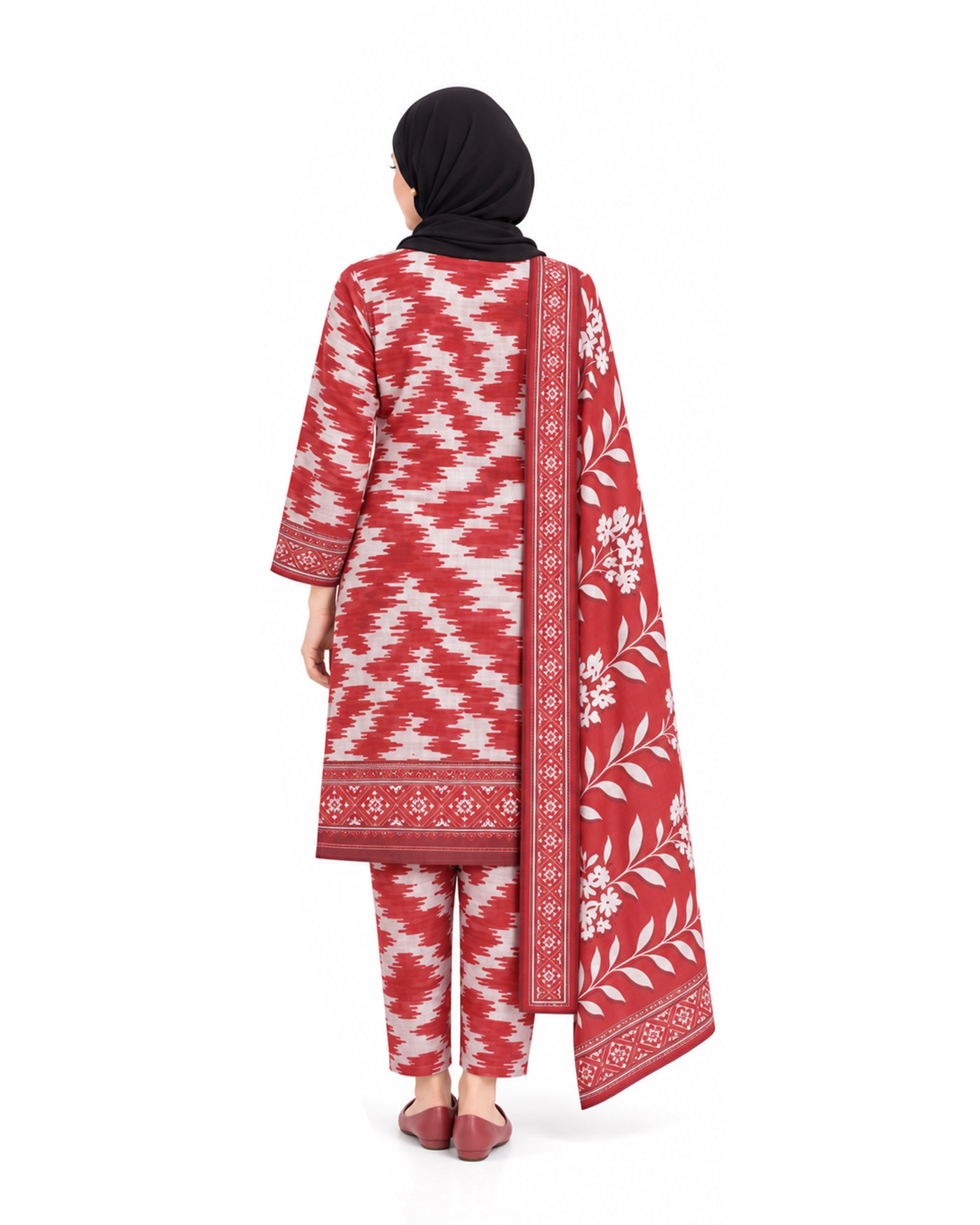 Salina Cotton Digital Printed Suit V2 - 3 Pc