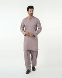 Men's Slim Fit Kurta Shalwar - Light Brown, Men's Shalwar Kameez, Chase Value, Chase Value