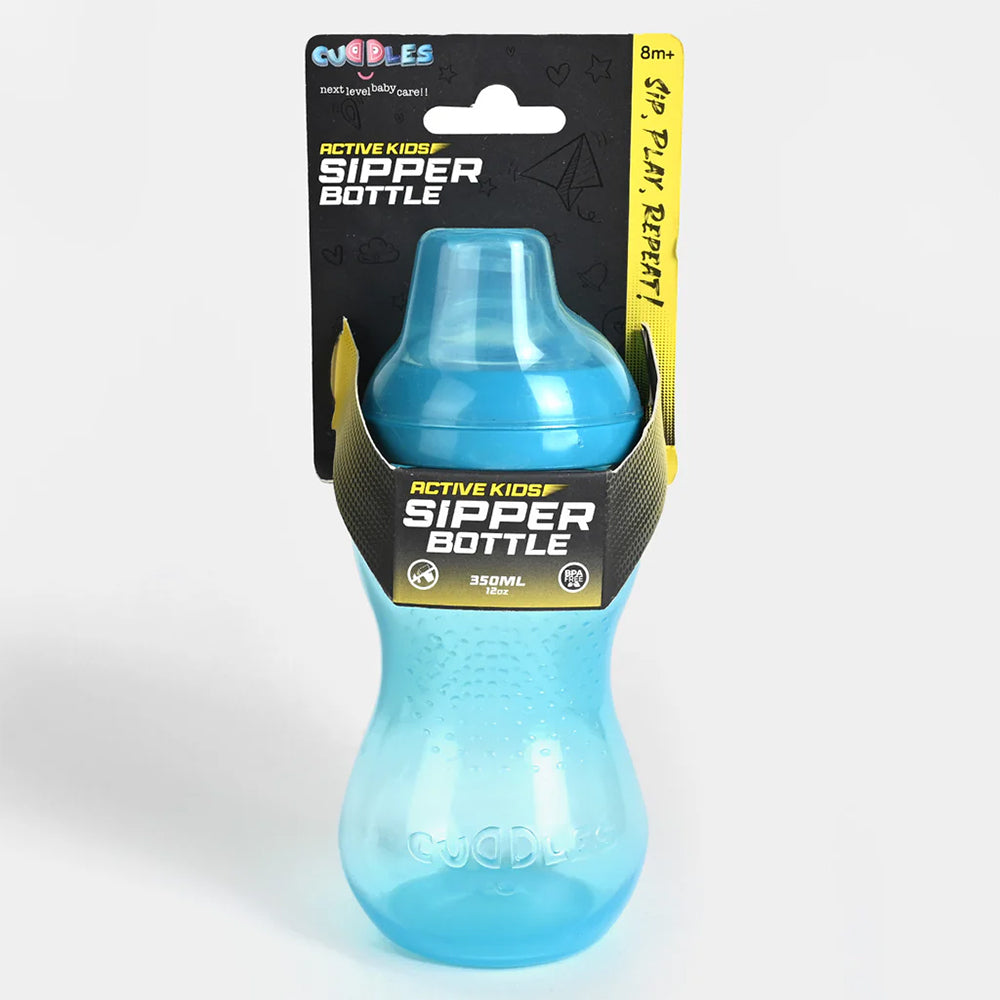 Cuddles Active Kids Sippy bottle 350ml - Blue, Feeding Supplies, Cuddles, Chase Value