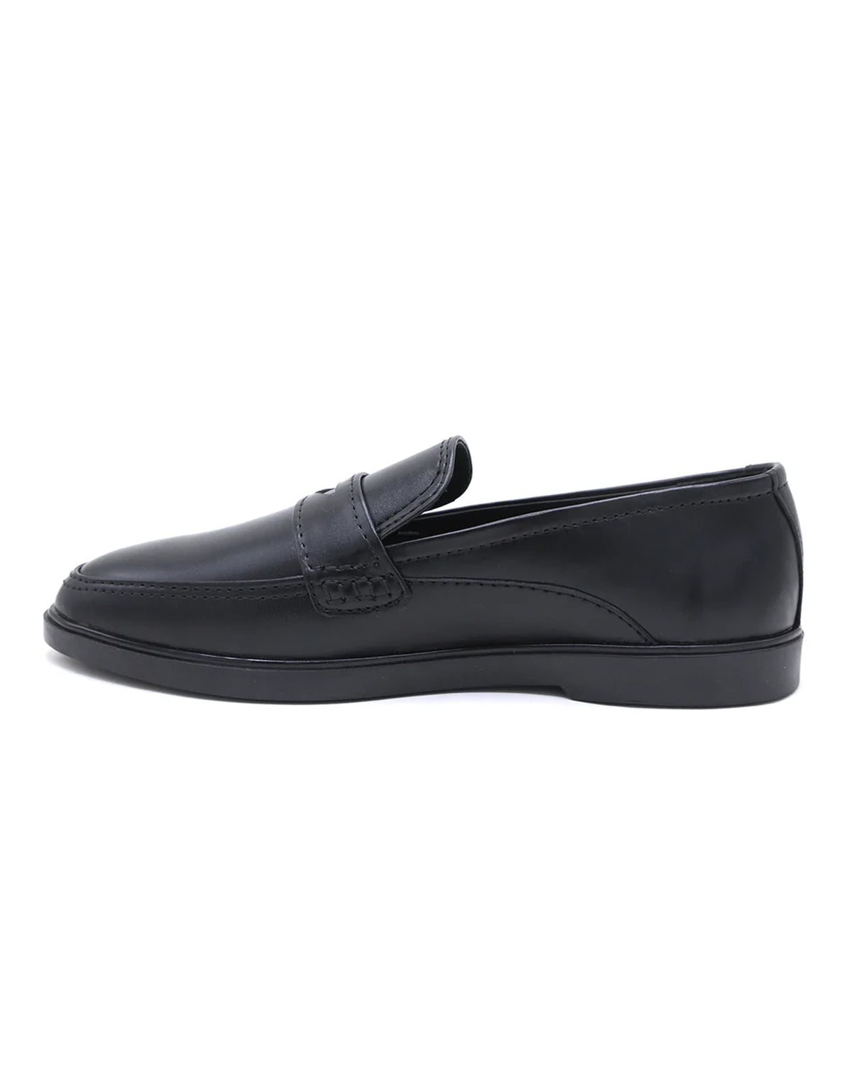 Eminent Men's Black Calf Leather Causal Loafers, Men's Casual Shoes, Eminent, Chase Value
