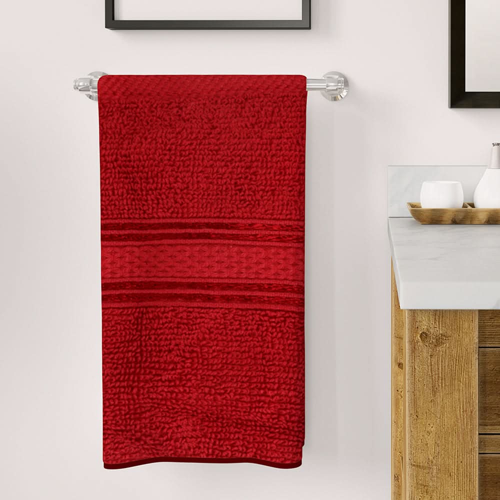 Soft Hand Towel - Red, Kitchen Towels, Chase Value, Chase Value