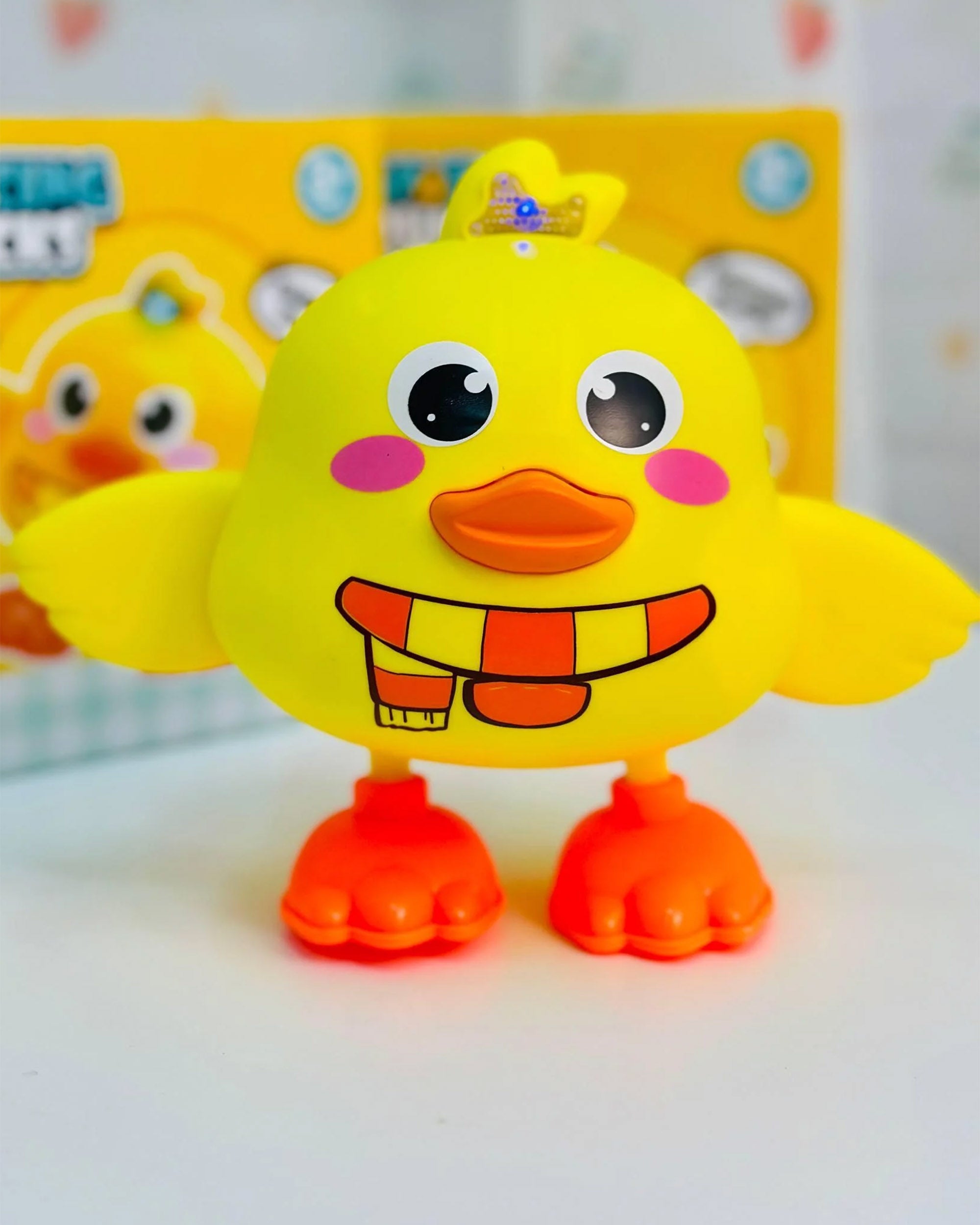 Battery Operated Dancing Duck Toy with Light & Music