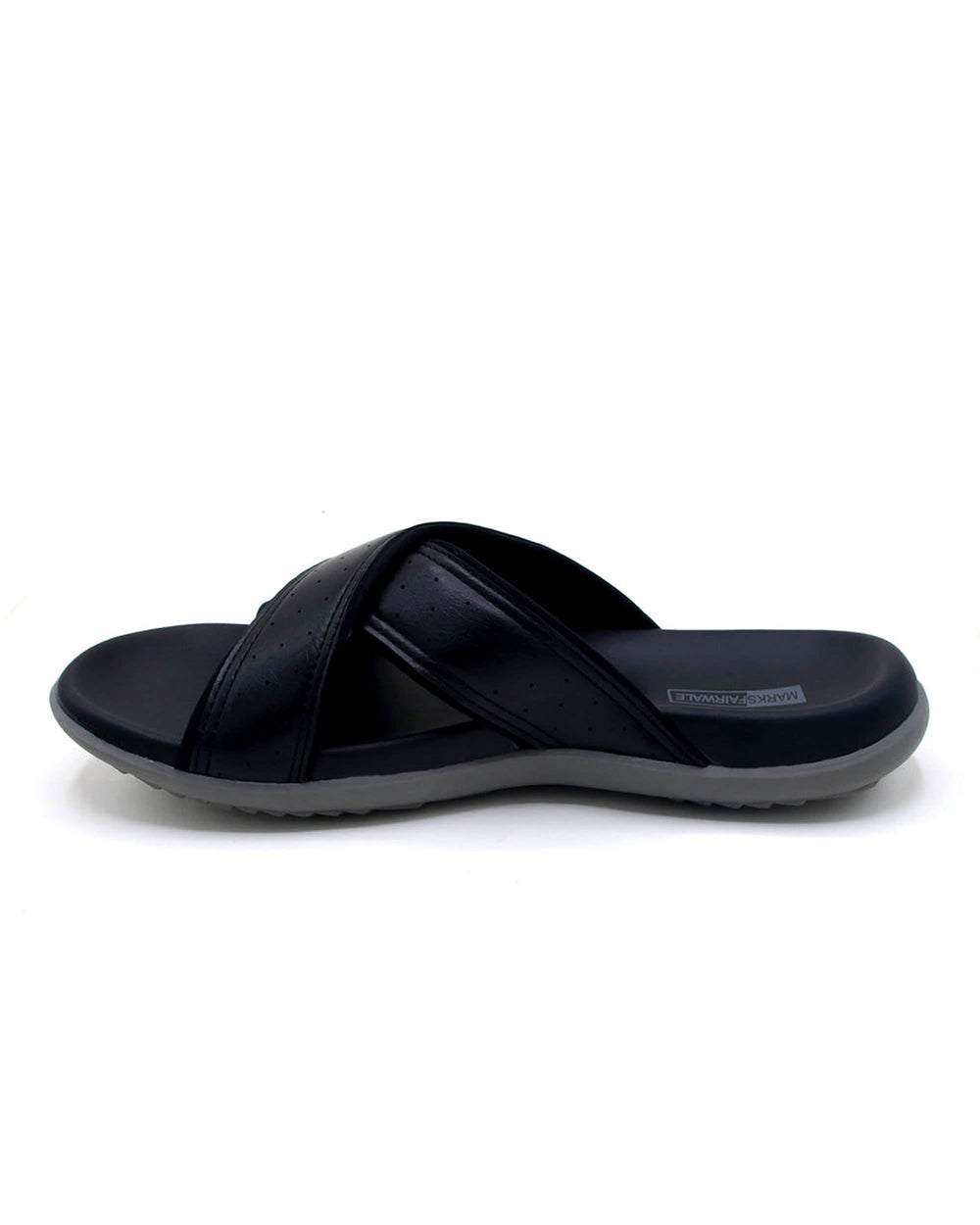 Mark Fairwale Open-Toe Slipper 21107, Men's Slippers, Chase Value, Chase Value