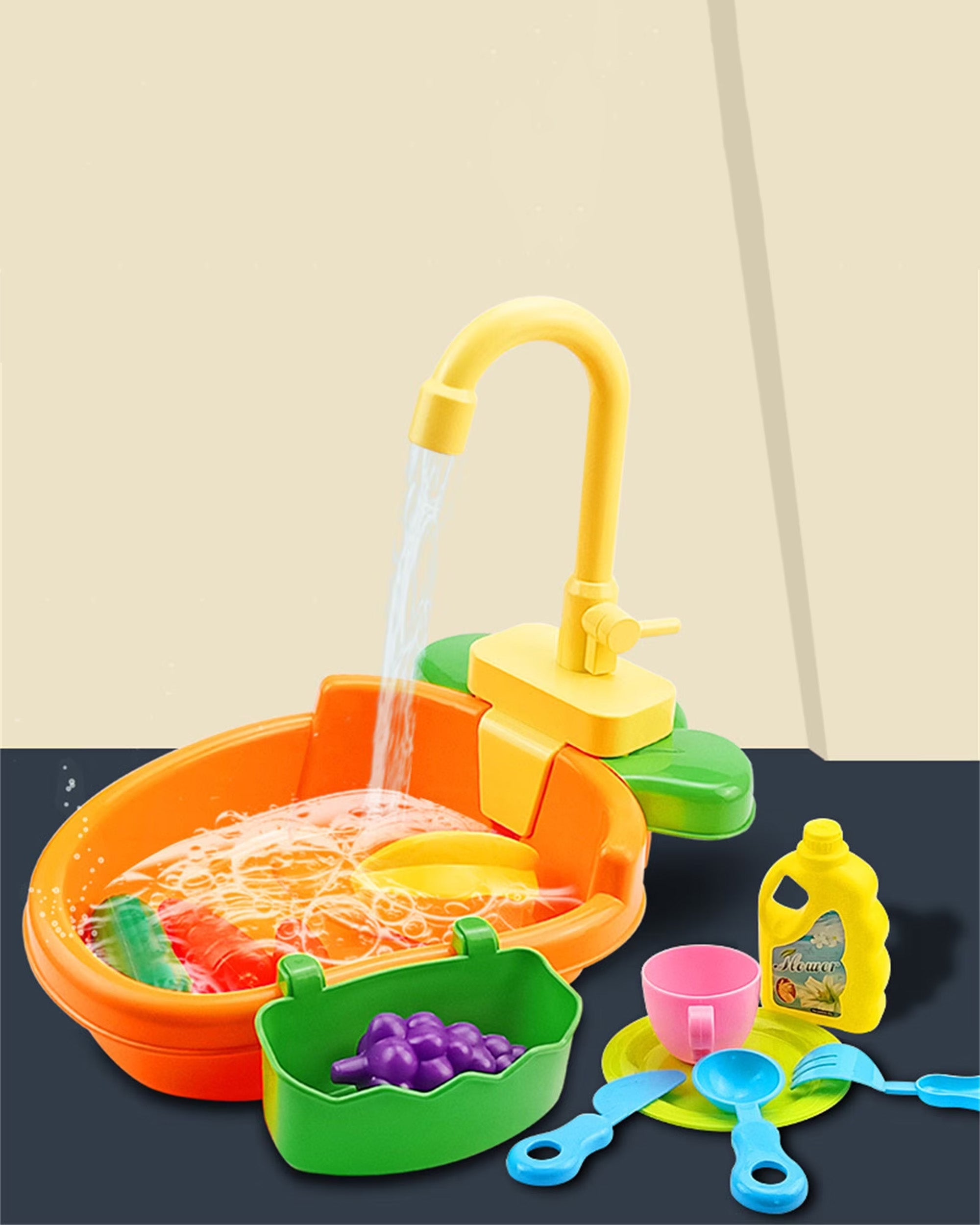 Kids Wash Basin Play Set