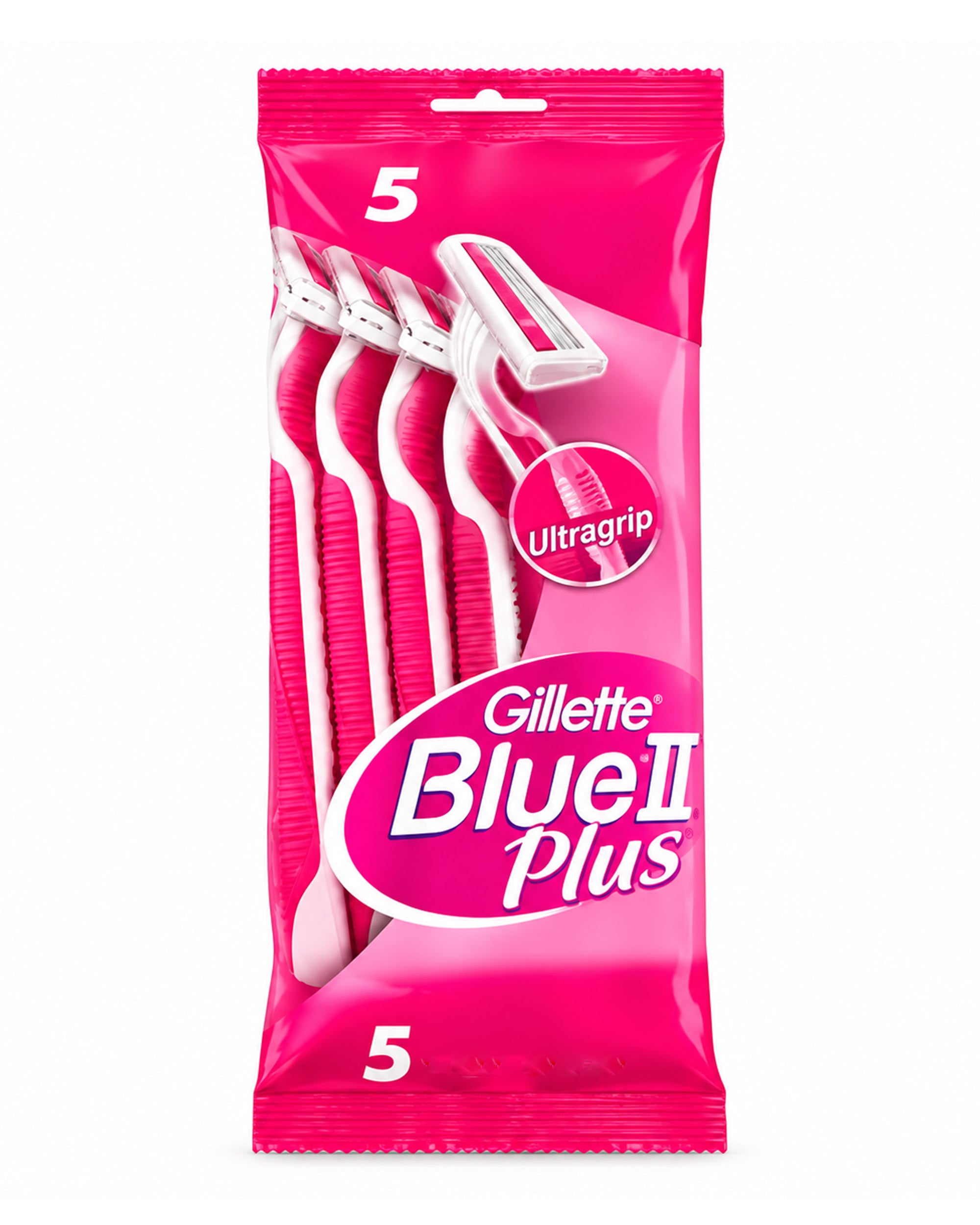 Gillette Blue II Plus Women's Razor - 5 Pc
