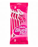 Gillette Blue II Plus Women's Razor - 5 Pc