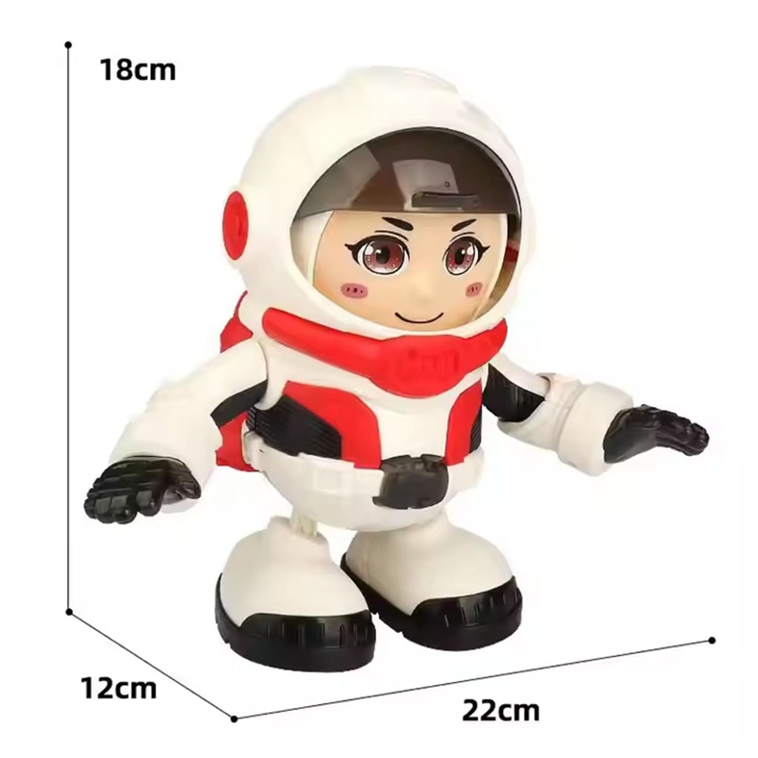 Robot Toys For Kids 360 Spinning Music Dancing - Multi Color, Remote Control, Chase Value, Chase Value