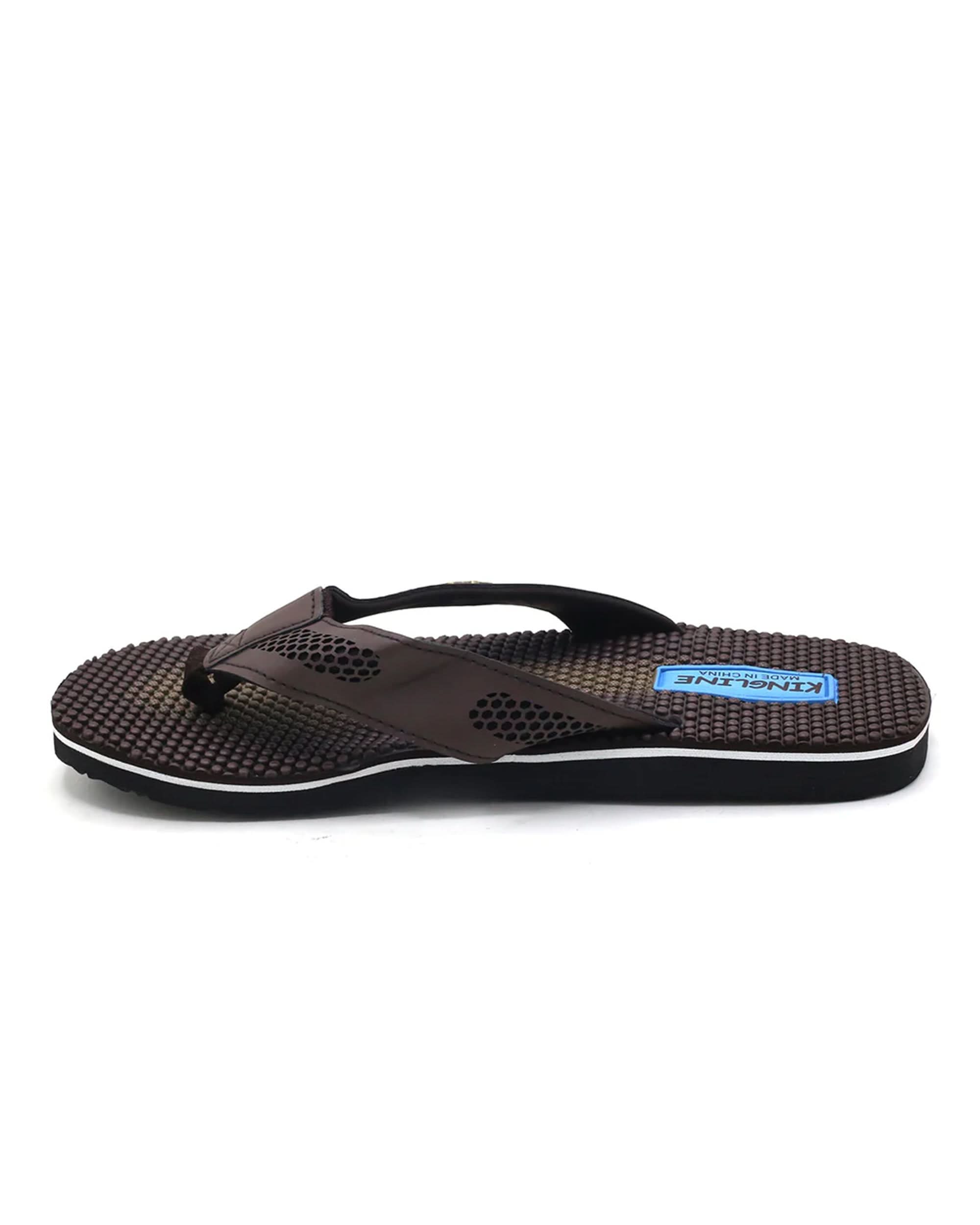 Men's Flip Flop - Brown, Men's Slippers, Chase Value, Chase Value