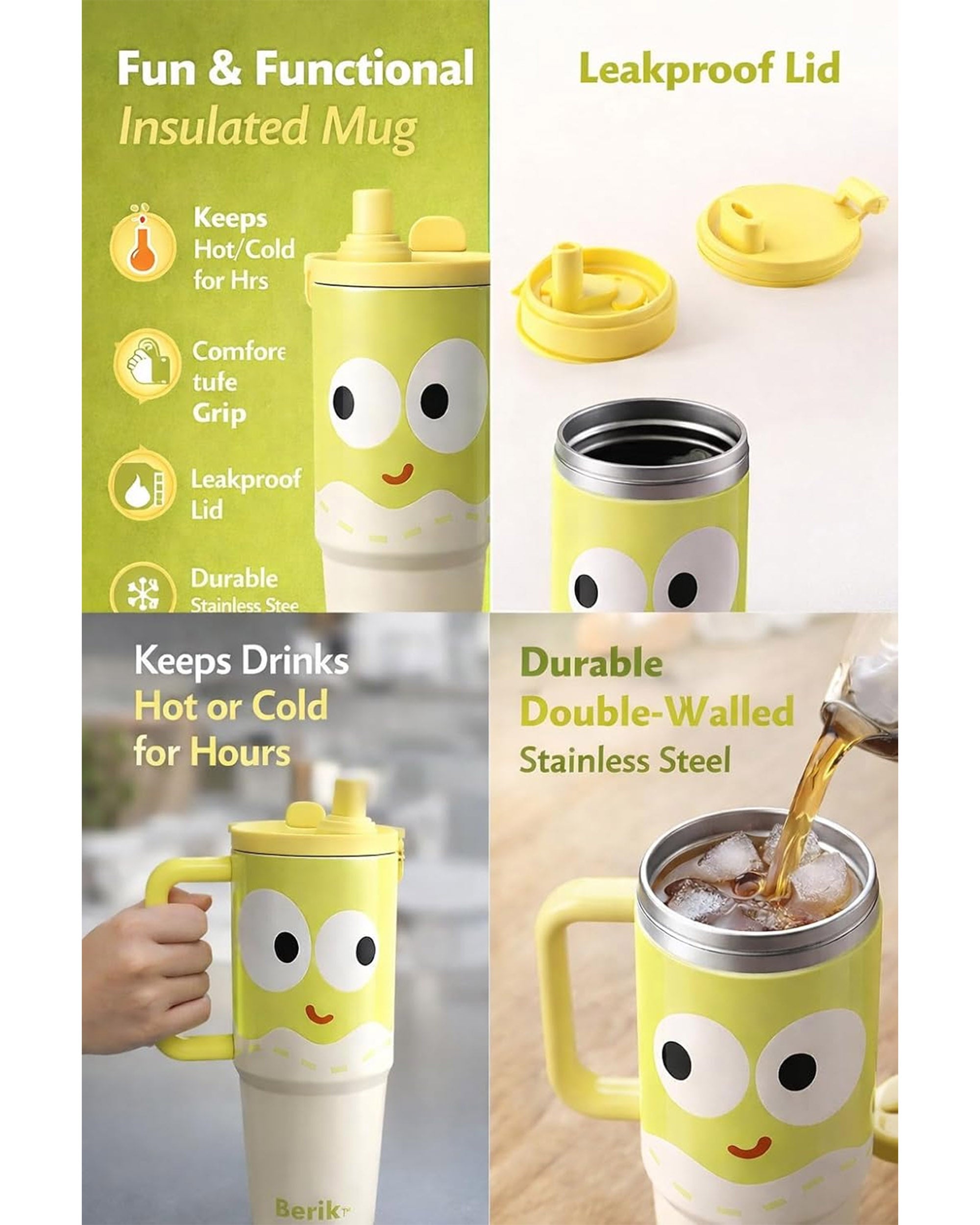 Stainless Steel Sipper - 900ml