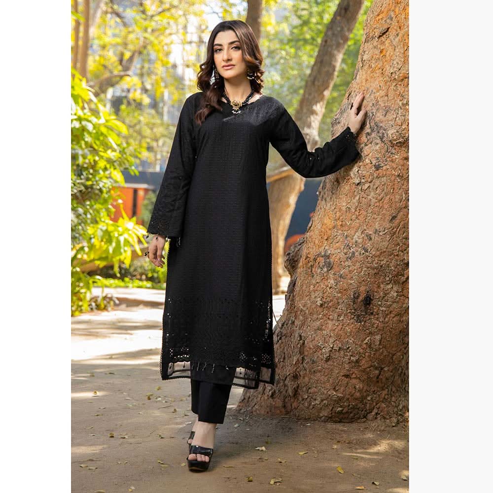 Schick Jaza Schiffli Embroidered Unstitched 2Pcs Suit V-4, Women, 2Pcs Shalwar Suit, MI Creation, Chase Value
