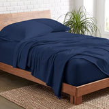 Double Bed Sheet - Navy Blue, Double Size Bed Sheet, Chase Value, Chase Value
