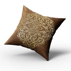 Velvet Stripes Cushion - Dark Brown, Cushions & Pillows, Chase Value, Chase Value