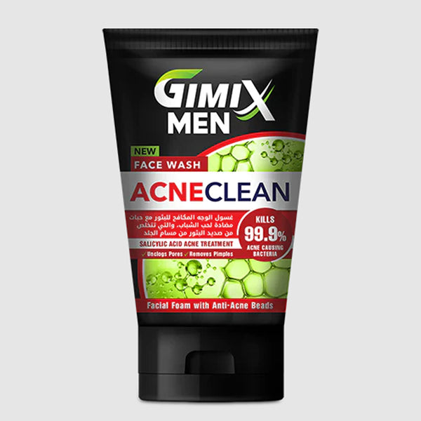 Gimix Men Acne Clean Face Wash - 100ml, Face Washes, Gimix, Chase Value