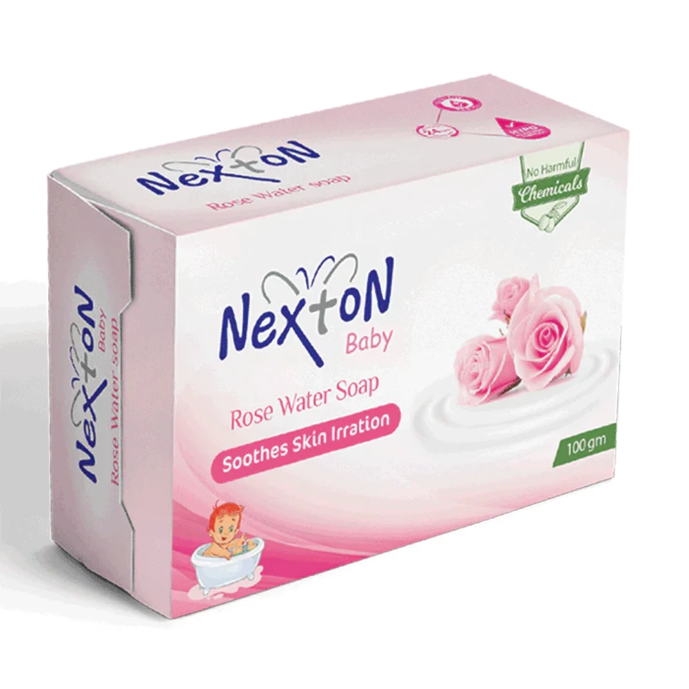 Nexton Baby Soap Rose Water - 100Gm, Baby Care, Nexton, Chase Value