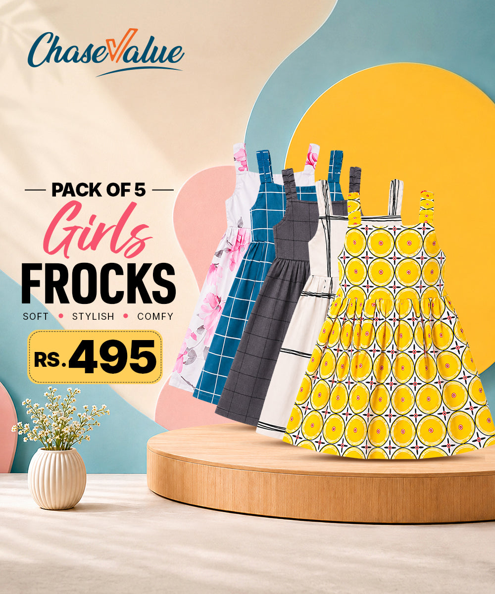 Girls Frock Pack of 5