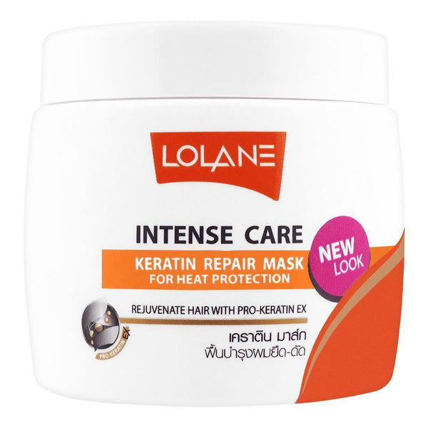Lolane Intense Care Heat Protection Keratin Repair Hair Mask, 200g, Hair Treatments, Lolane, Chase Value
