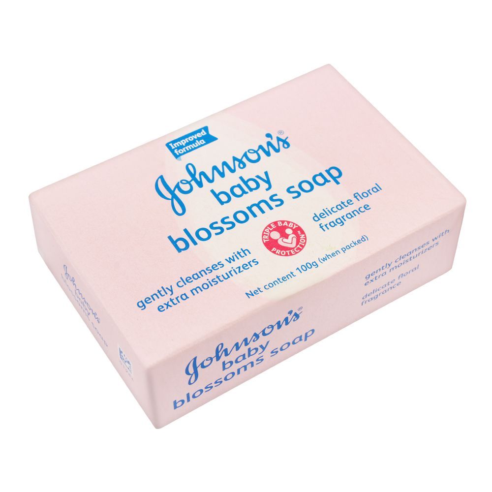 Johnsons Baby Soap Blossom - 100g, Bath Accessories, Johnson's, Chase Value