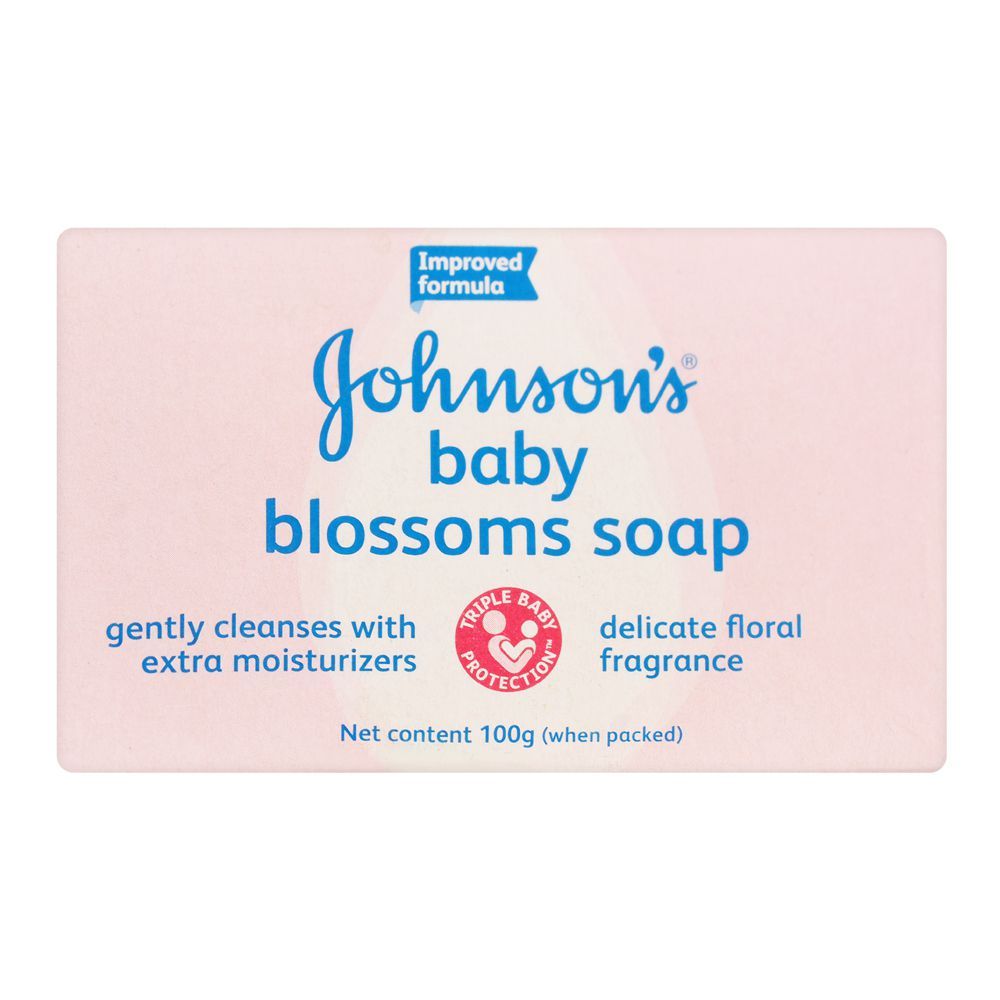 Johnsons Baby Soap Blossom - 100g, Bath Accessories, Johnson's, Chase Value