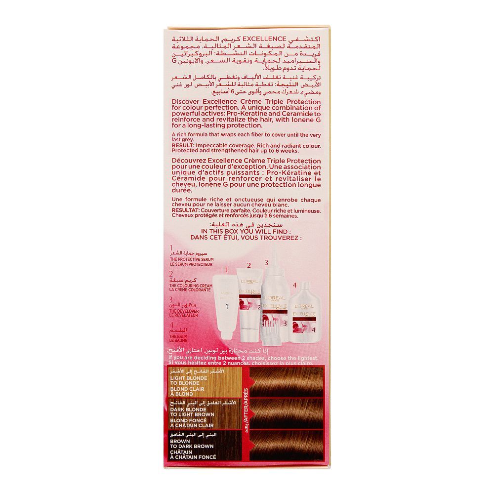 L'Oreal Excellence Creme 5.3 Light Golden Brown, Hair Color, Loreal, Chase Value