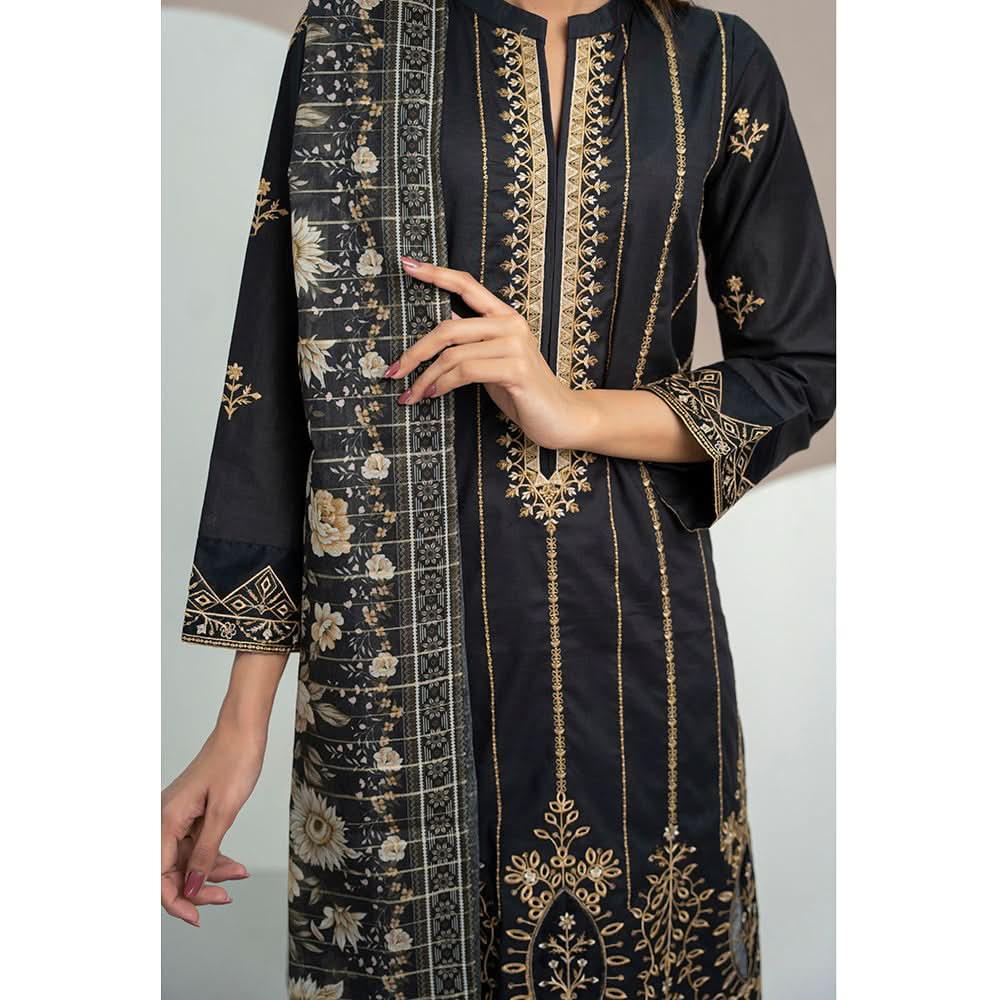 Anmaol Printed Embroidered Unstitched 3pcs Suit - 1012, Women, 3Pcs Shalwar Suit, VS-Daman, Chase Value
