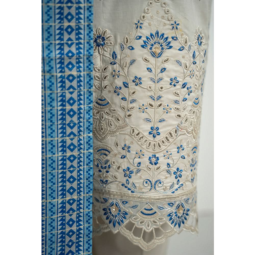 Anmaol Printed Embroidered Unstitched 3pcs Suit - 1013, Women, 3Pcs Shalwar Suit, VS-Daman, Chase Value