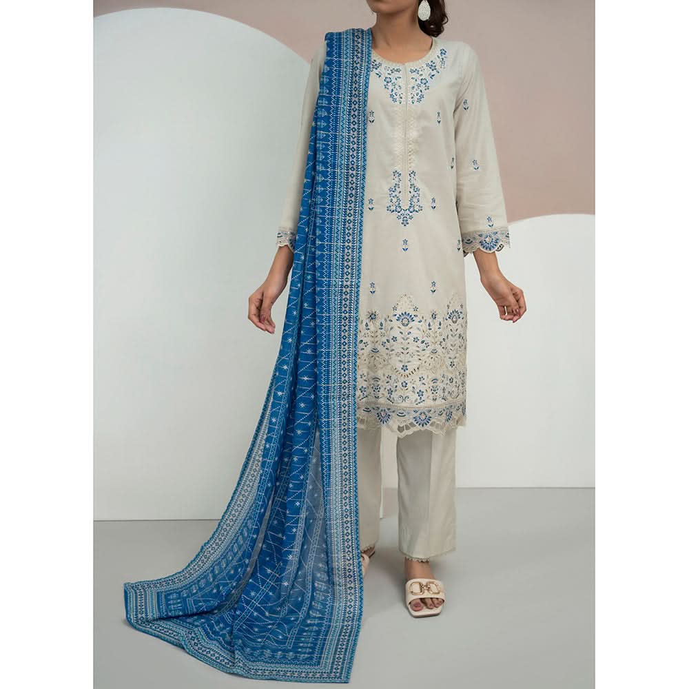 Anmaol Printed Embroidered Unstitched 3pcs Suit - 1013, Women, 3Pcs Shalwar Suit, VS-Daman, Chase Value
