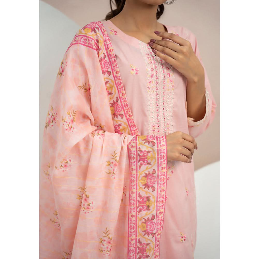 Anmaol Printed Embroidered Unstitched 3pcs Suit - 1015, Women, 3Pcs Shalwar Suit, VS-Daman, Chase Value