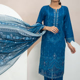 Anmaol Printed Embroidered Unstitched 3pcs Suit - 1016, Women, 3Pcs Shalwar Suit, VS-Daman, Chase Value