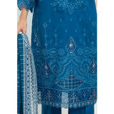 Anmaol Printed Embroidered Unstitched 3pcs Suit - 1016, Women, 3Pcs Shalwar Suit, VS-Daman, Chase Value