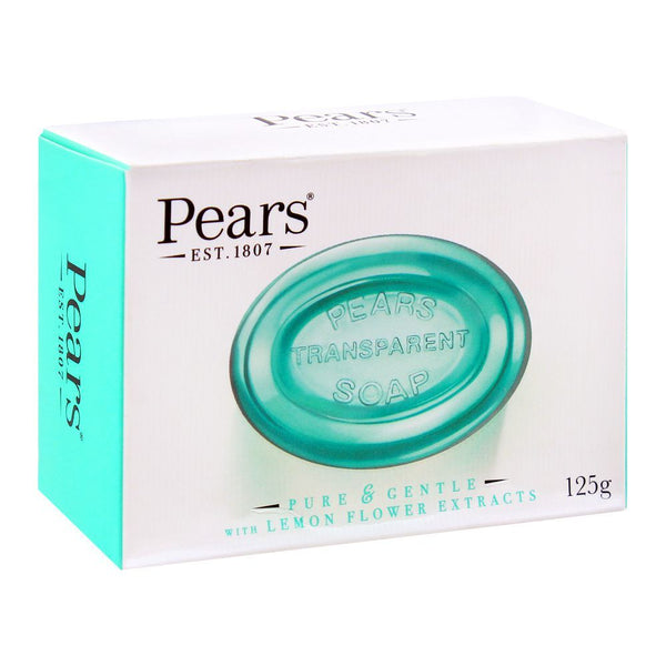 Pears Transparent Soap With Lemon Flower Extracts, 125G, Soaps, Pears, Chase Value