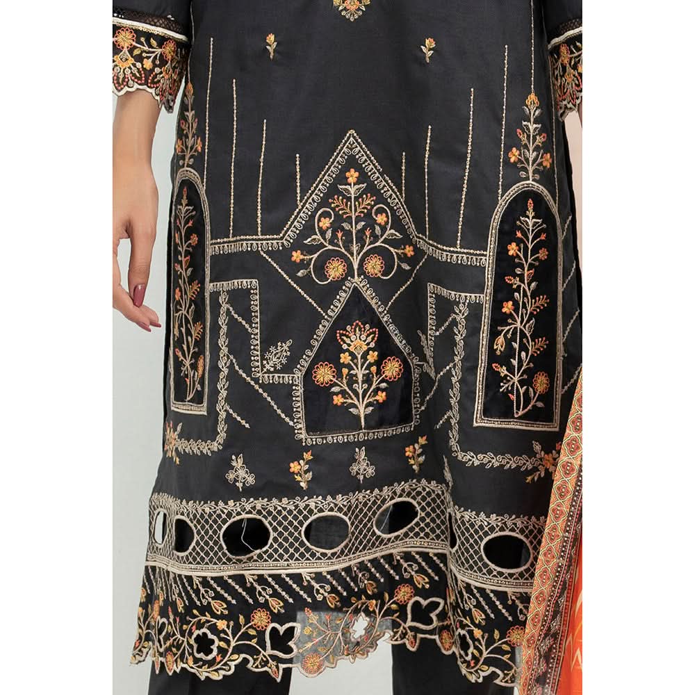 Anmaol Printed Embroidered Unstitched 3pcs Suit - 1019, Women, 3Pcs Shalwar Suit, VS-Daman, Chase Value