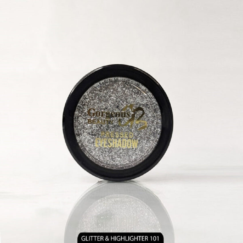 Gorgeous Beauty Pressed Eye Shadow Highlighter & Glitter - 101