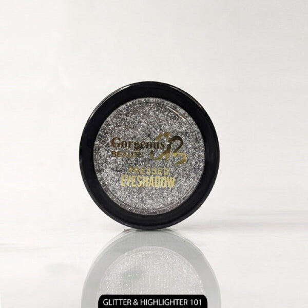 Gorgeous Beauty Pressed Eye Shadow Highlighter & Glitter - 101