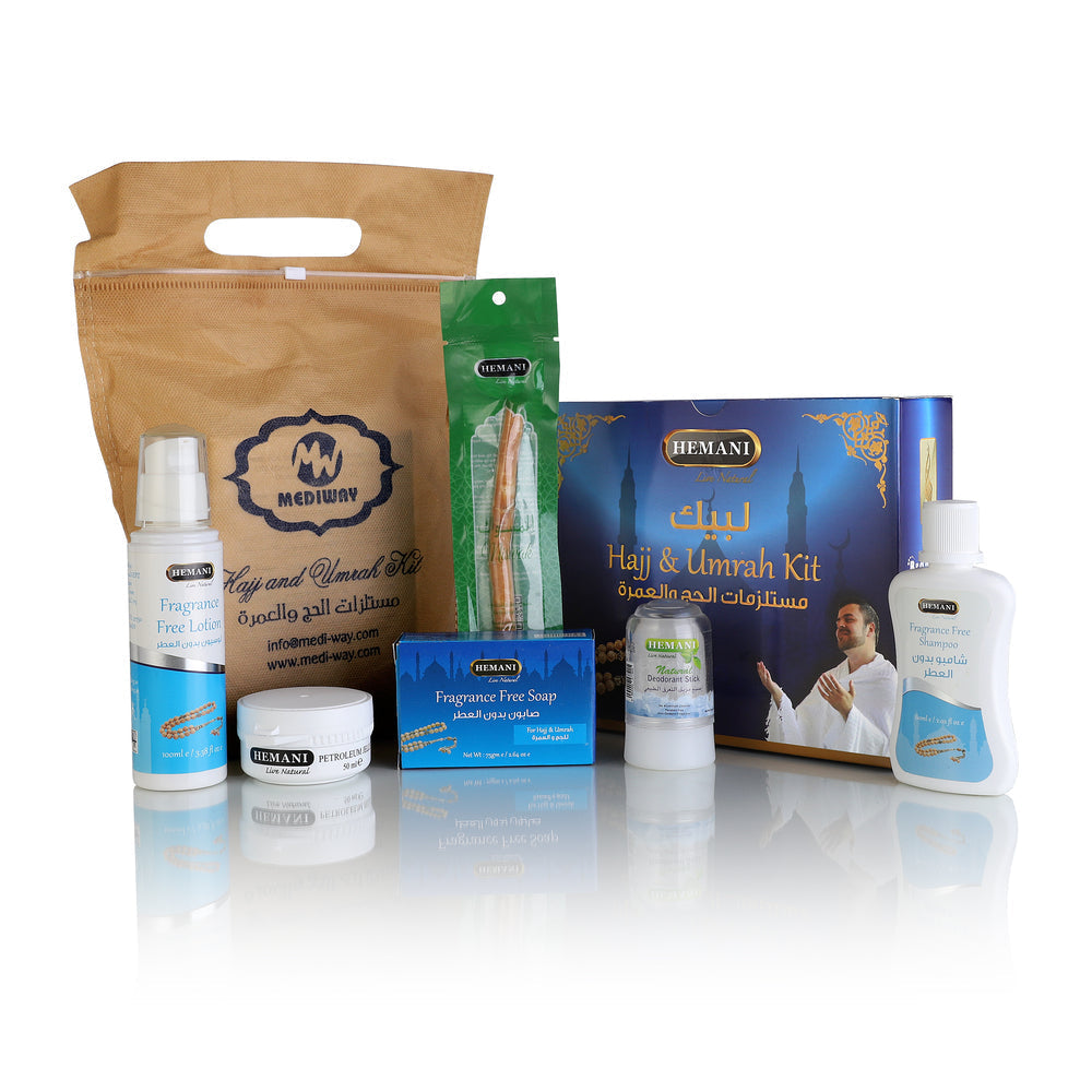 Hemani Hajj & Umrah Exclusive Kit 6 in 1, Prayer Accessories, Hemani, Chase Value