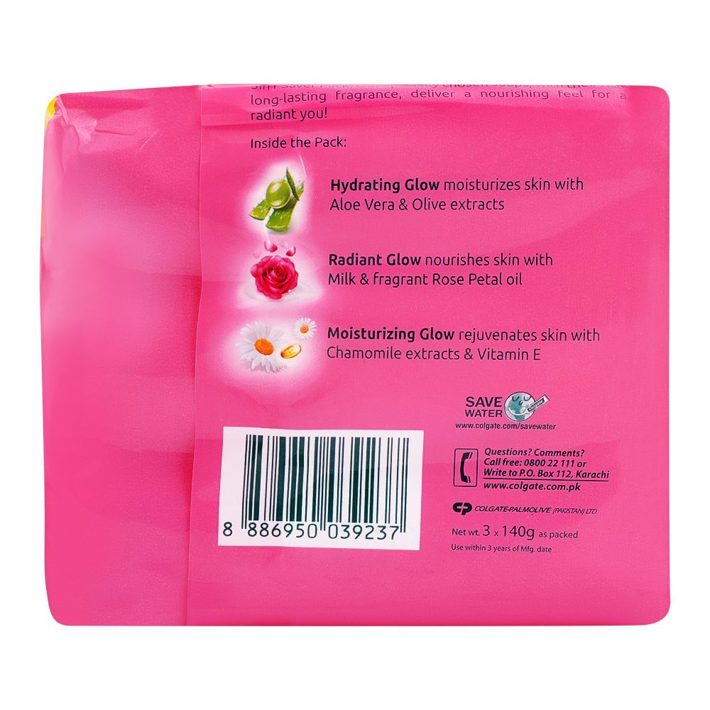Palmolive Naturals Glow Soap, 3-In-One Pack, 3X145g, Soaps, Palmolive, Chase Value