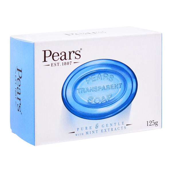 Pears Transparent Soap With Mint Extracts, 125G, Soaps, Pears, Chase Value