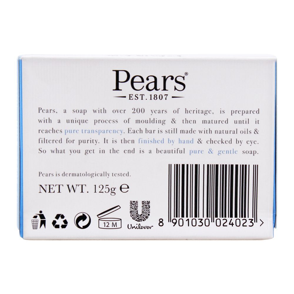 Pears Transparent Soap With Mint Extracts, 125G, Soaps, Pears, Chase Value