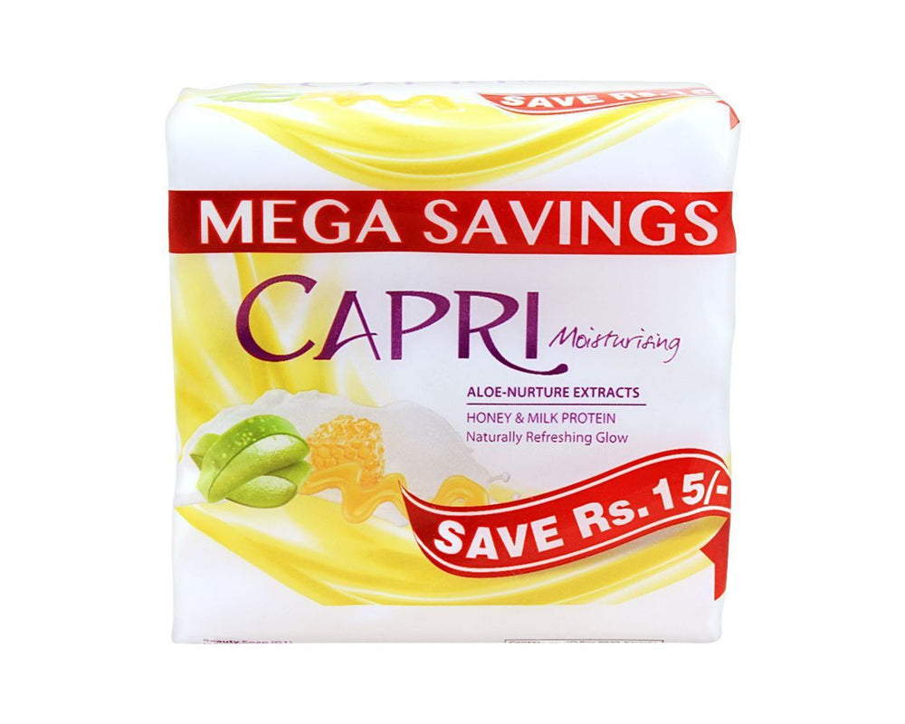 Capri Aloe Nurture Extracts Bar Soap 120Gm - 3 In 1, Soaps, Capri, Chase Value