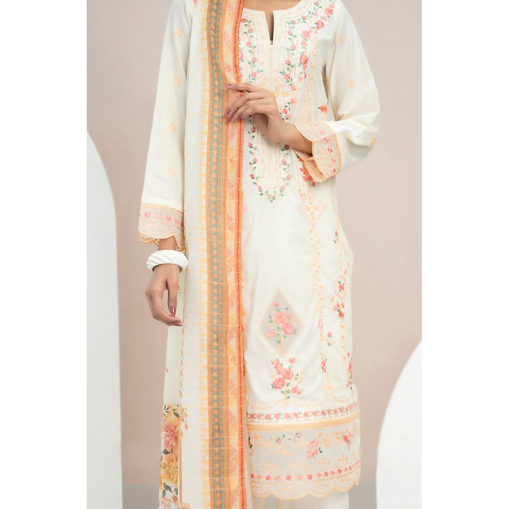 Anmaol Printed Embroidered Unstitched 3pcs Suit - 1020, Women, 3Pcs Shalwar Suit, VS-Daman, Chase Value