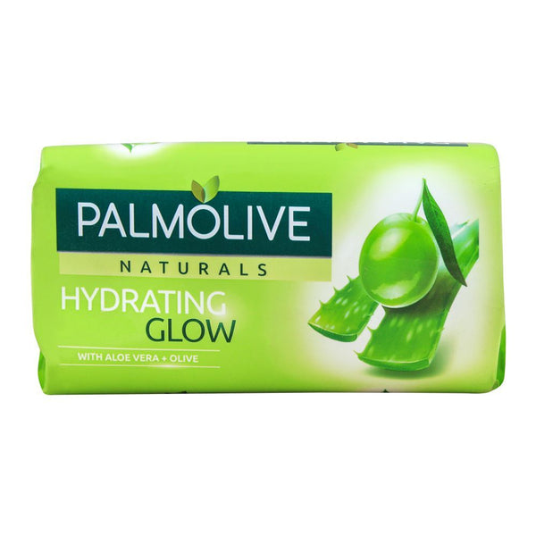 Palmolive Naturals Hydrating Glow Soap, Aloe Vera + Olive, 130g