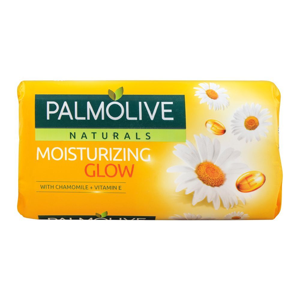 Palmolive Naturals Moisturizing Glow Soap, Chamomile + Vitamin E, 145g, Soaps, Palmolive, Chase Value