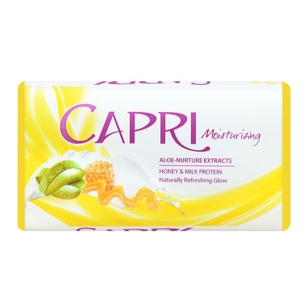 Capri Moisturising Aloe-Nurture Extracts Soap, White, 100g