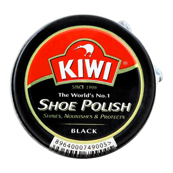 Kiwi Shoe Polish, Black, 20ml, Men's Shoe Polish, Kiwi, Chase Value
