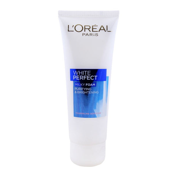 L'Oreal Paris White Perfect Milky Foam, Purifying & Brightening, 100ml, Face Washes, Loreal, Chase Value